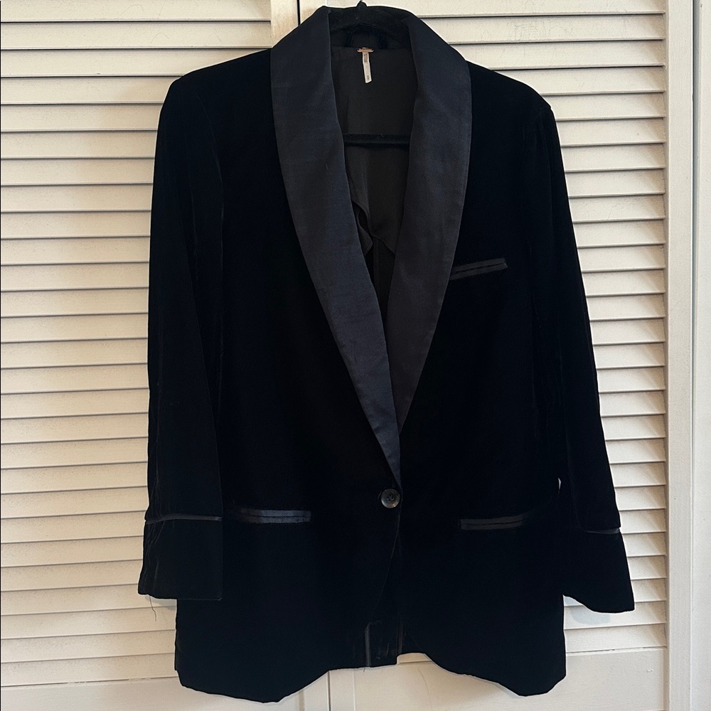 Free People Black Blazer - Picture 6 of 9